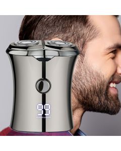 Rasoio elettrico portatile con pulsante semplice ed elegante display a schermo intelligente