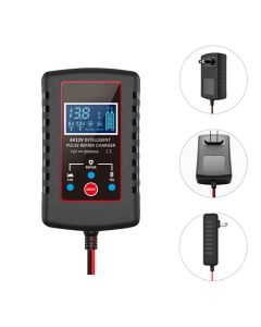 Caricabatterie per auto caricabatteria per auto 6v e 12v caricabatteria intelligente completamente automatico