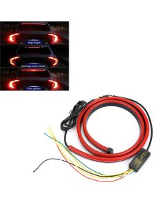 Illuminazione a LED per auto rosso per posteriore e fari