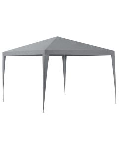 Gazebo 3x3 mt pieghevole richiudibile tendone giardino grigio impermeabile