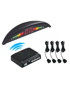 Kit 4 Sensori Di Parcheggio Wireless Universali Retromarcia Display Auto Furgone