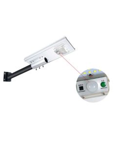 Lampione Stradale Faro Faretto Energia Solare Led Fotovoltaico Luce 50w 6500K