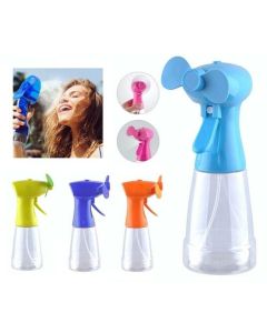 Mini Ventilatore Con Nebulizzatore Spray Acqua Batteria Portatile Vaporizzatore