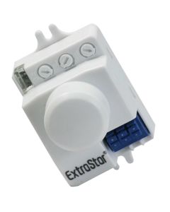 Sensore movimento microonde ExtraStar alta precisione regolabile 360° 1-10 metri