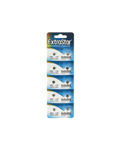 Pila Batteria A Bottone LR521 LR63 1.5V Extrastar AG0 Confezione Da 10 Pile
