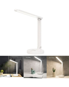 Lampada da scrivania led touch pieghevole usb lettura tavolo luce ricaricabile