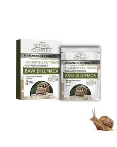 Ultra retinol complex maschera in tessuto bava di lumaca 3 buste da 25 ml