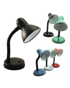 Lampada da scrivania o tavolo Snodabile e Orientabile -attacco E27 Con Base Per Scrivania Tavolo 203b