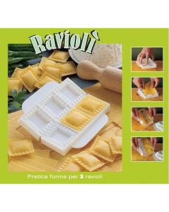 Ravioli' - Forma in plastica per ravioli - 3 porzioni