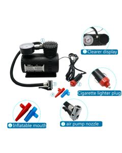 Gonfiatore pneumatico per pneumatici auto moto bici elettrica compressore compatto mini 12V auto 300 psi