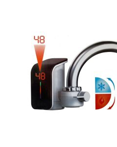 Rubinetto miscelatore elettrico display istantaneo caldaia acqua calda FO-J07