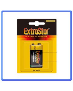 Batteria Pila Extrastar 9v 6f22 Zinco Transistor Batteria Pila Blister