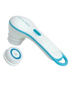 Spazzola Per Pulizia Viso 3 Funzioni 2 Ricambi Cura Faccia Spin Spa Brush Facial