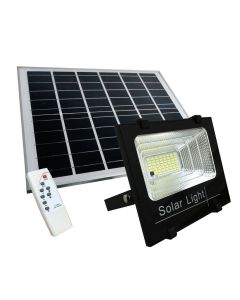 Faretto A Led Da 200w Smd Con Pannello Solare Sensore Crepuscolare-impermeabile ip67- Telecomando- modello SJ-8200