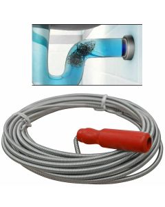 Asta di Pulizia per  Tubi- 5m x  6mm a Spirale -Pulizia Scarico 