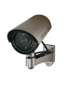 Telecamera Finta Dome Dummy Con Led Ir Lampeggiante Videosorveglianza Camera