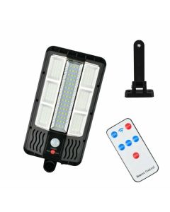 Faro lampione stradale pannello solare con sensore telecomando 117 LED SMD FO-TA146