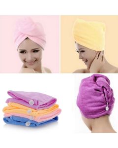 Set da 5 pezzi asciugamano capelli turbante microfibra shampoo bagno doccia super assorbenti