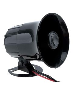 Sirena centralina 3 canali 30w waterproof allarme con microfono megafono