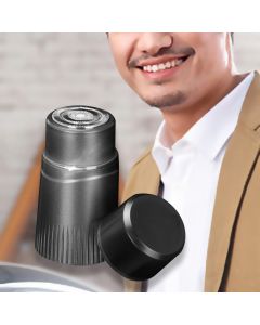 Rasoio elettrico da uomo ricaricabile tramite USB silenzioso per barba 