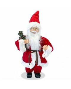 Babbo Natale Vestito Rosso Addobbo Natalizio Decorazione da 30H cm