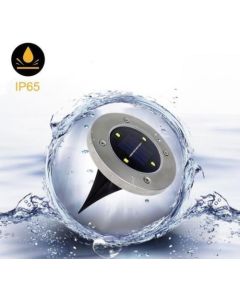 4 FARETTI DA GIARDINO 4 LED CON PICCHETTO IMPERMEABILI IP65