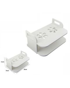 Mensola In Legno Bianco 34x24x8.5cm -Arredo per  Casa, Cameretta o bagno 70206 dfh