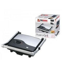 Bistecchiera Elettrica a Contatto Piastra Grill Con Timer Antiaderente 1400w