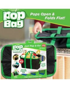 Busta spesa organizer antiscivolo rigida pop bag da viaggio e casa