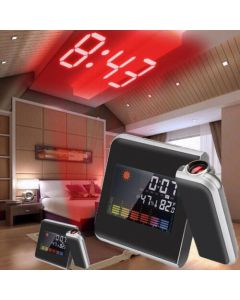 Orologio Sveglia, Lampada Multifunzione, Display LCD, Calendario, Temperatura