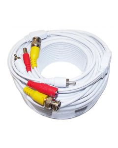 Cavo 50 Metri Rca Telecamera Bnc Videosorveglianza Spia Audio
