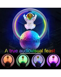 Astro Space Lampada Speaker a levitazione magnetica Bluetooth Wireless RGB Led Night Lamp