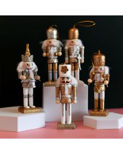 Soldatino schiaccianoci 12 cm assortiti 5 pz
