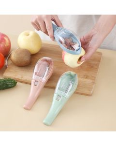 Pelapatate con contenitore in plastica multifunzionale per sbucciare mela per patate per la cucina
