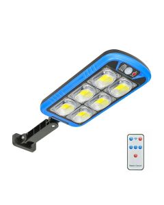 Lampione 150 led cob da esterno con pannello solare sensore movimento lampione