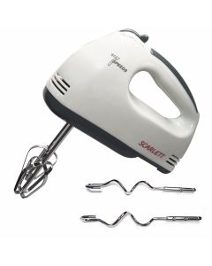 Scarlett Sbattitore Impastatore Frullatore Elettrico Mixer Con Doppia Frusta a 7 Velocità