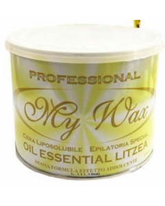 Water Wax Cera Liposolubile Epilatoria Oil essential litzea (Ipoallergenica) 400ml