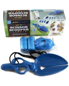 Paletta Forbici Pinza Cani Gatti Raccolta Escrementi Bisogni Palettina Sacchetti