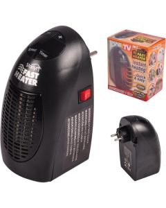 Stufa elettrica 400w fast heater portatile regolabile da 15° a 32° basso consumo