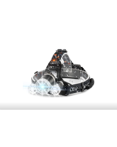 Torcia frontale da testa LED ricaricabile lampada da indossare regolabile TE-B0078