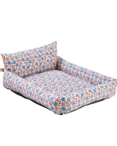 Cuccia Multifunzionale Cane Gatto Letto per Animali Imbottitura 100% Puro Cotone 3 Funzioni Cesta Cuscino e Tappeto Resistente 55 x 65 cm