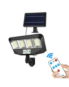 Faro energia solare led pannello faretto sensore di movimento 50w 138 led ta115