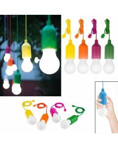 Lampadina luce led a batterie  portatile con corda 10 pezzi