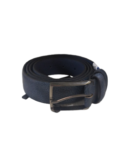Renato Balestra cintura uomo in pelle casual 827/35 Blu con cofanetto cesto nature