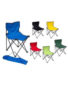 Sedia pieghevole da campeggio giardino picnic pesca portatile con sacca