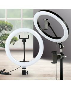 Anello luminoso Smd Led Per Video e Fotografia Selfie con Cavalletto e Supporto Smartphone