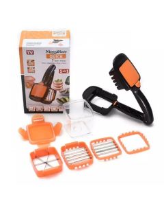 Taglia Frutta e Verdura Manuale 5 Funzioni Arancione Genius Nicer Dicer
