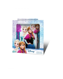 Set cancelleria 3 pezzi Disney Frozen con personaggi Elsa e Anna per bambine