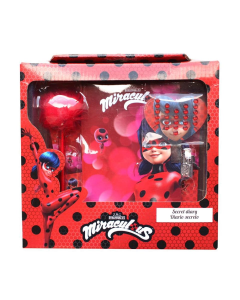 Miraculous ladybug diario agenda segreta con lucchetto + penna + stickers + strass