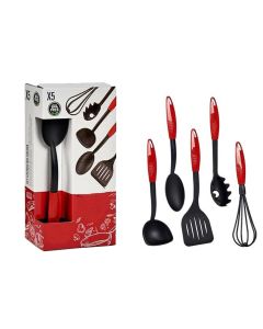 Set mestoli cucina antigraffio BPA Free Utensili In Nylon Kit 5pz